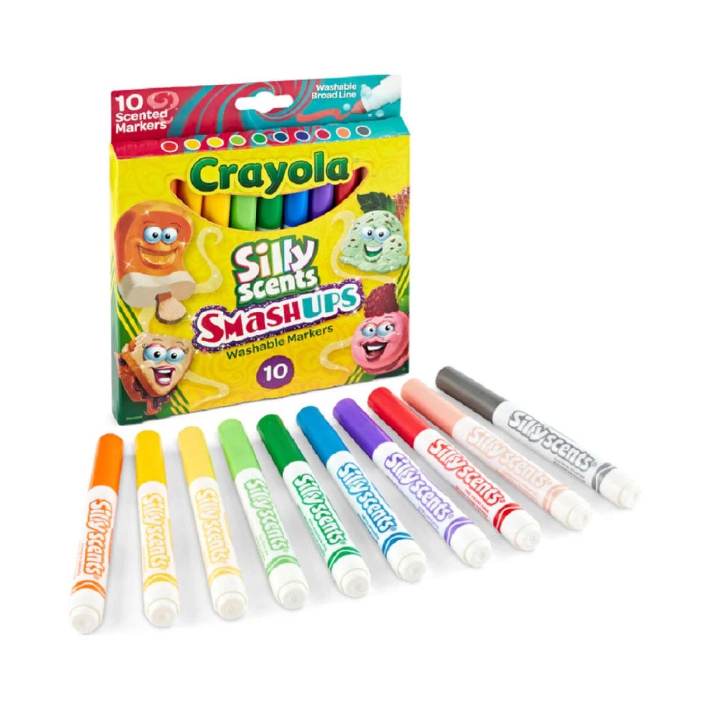 Marcador Silly Scents Smashups 10 unidades