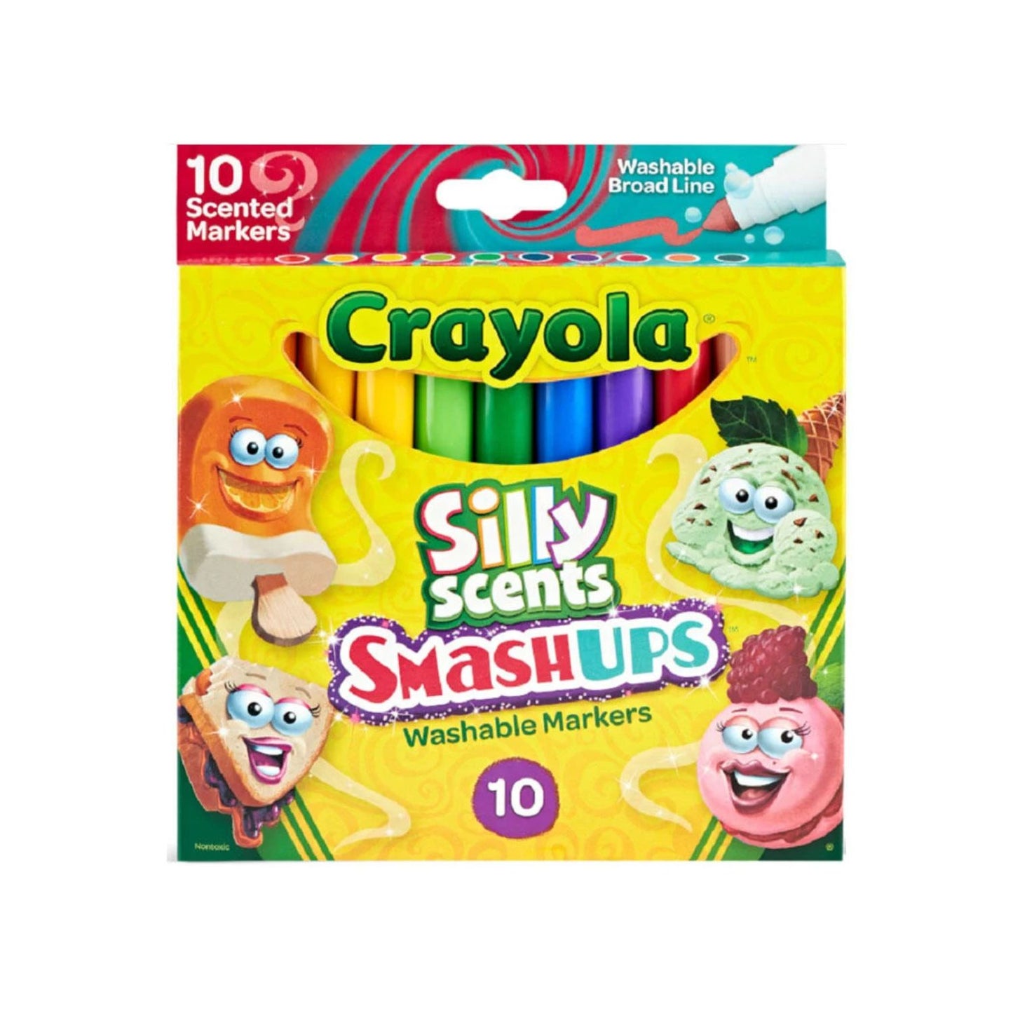 Marcador Silly Scents Smashups 10 unidades