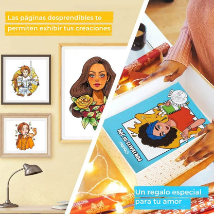 OHUHU LIBRO CON TEMAS DE PERSONAJES