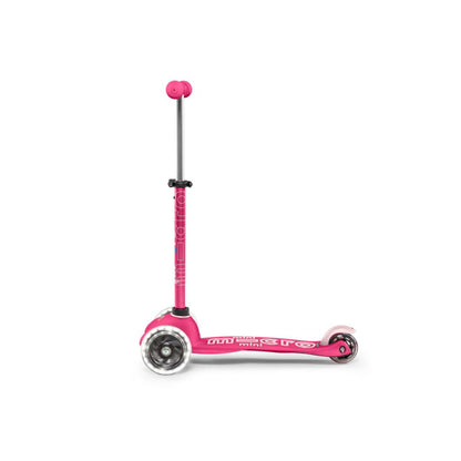 Scooter Mini Deluxe Led Rosado