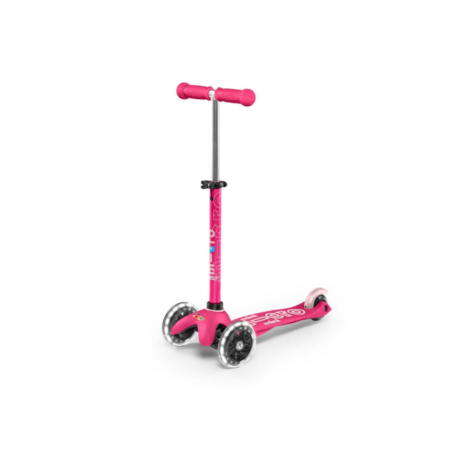 Scooter Mini Deluxe Led Rosado