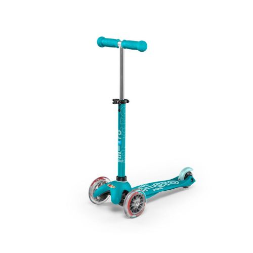 Scooter Mini Deluxe Luces Led - Aqua