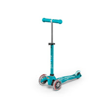 Scooter Mini Deluxe Luces Led - Aqua