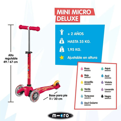 Scooter mini deluxe - Azul