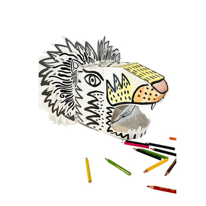 Mascara Pintable De León