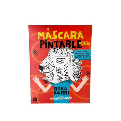 Mascara Pintable De León