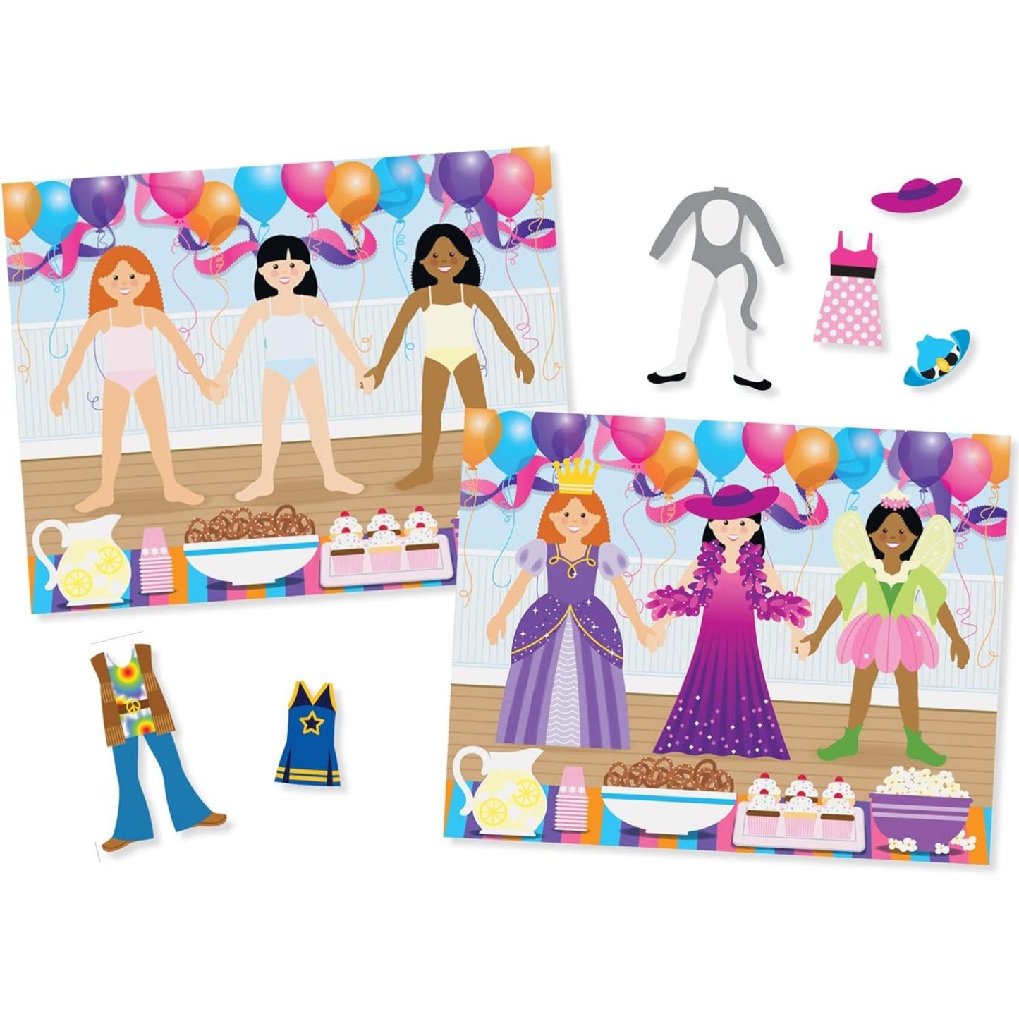 Crea Escenas Con Stickers Reutilizables  - Moda