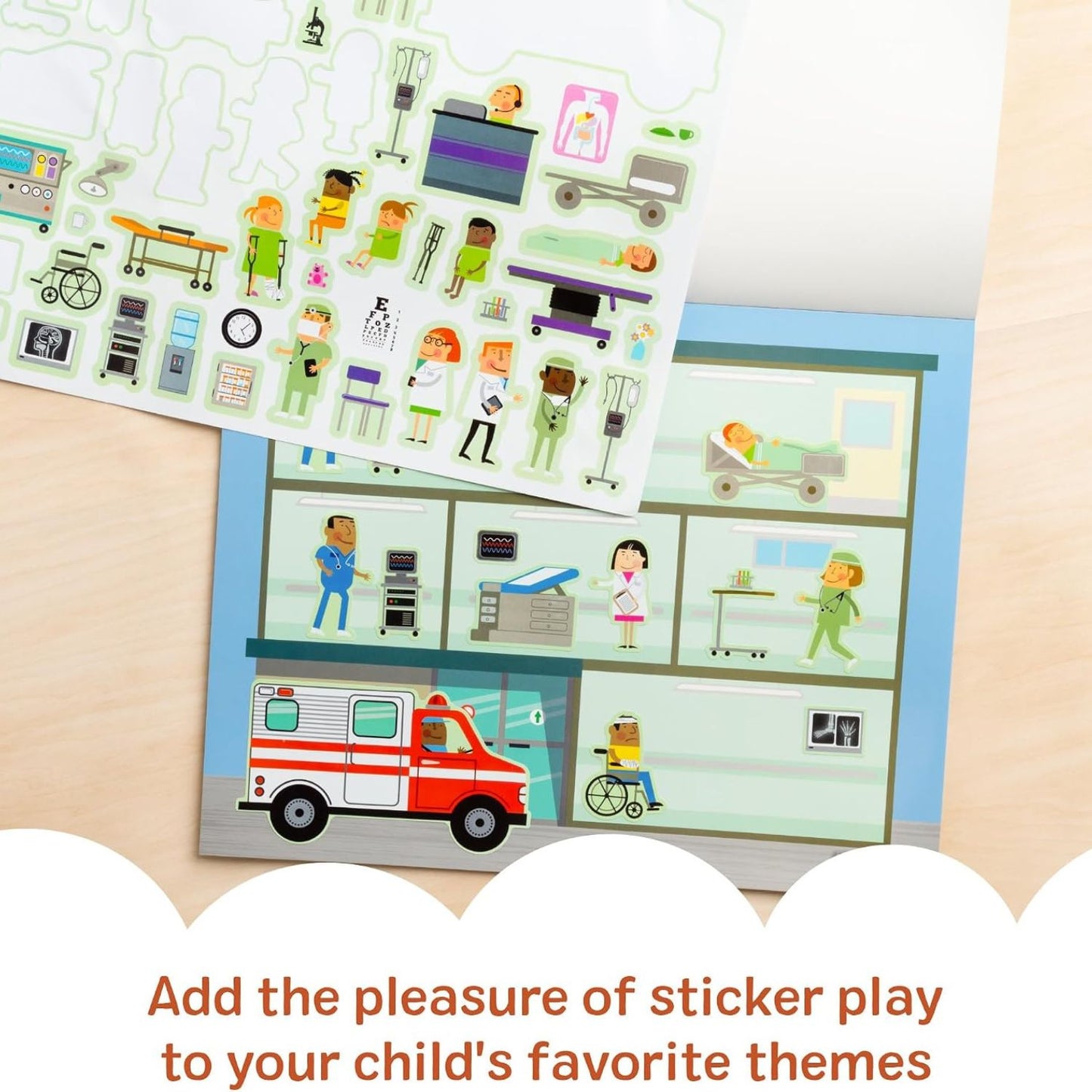 Crea Escenas Con Stickers Reutilizables - Mi Ciudad