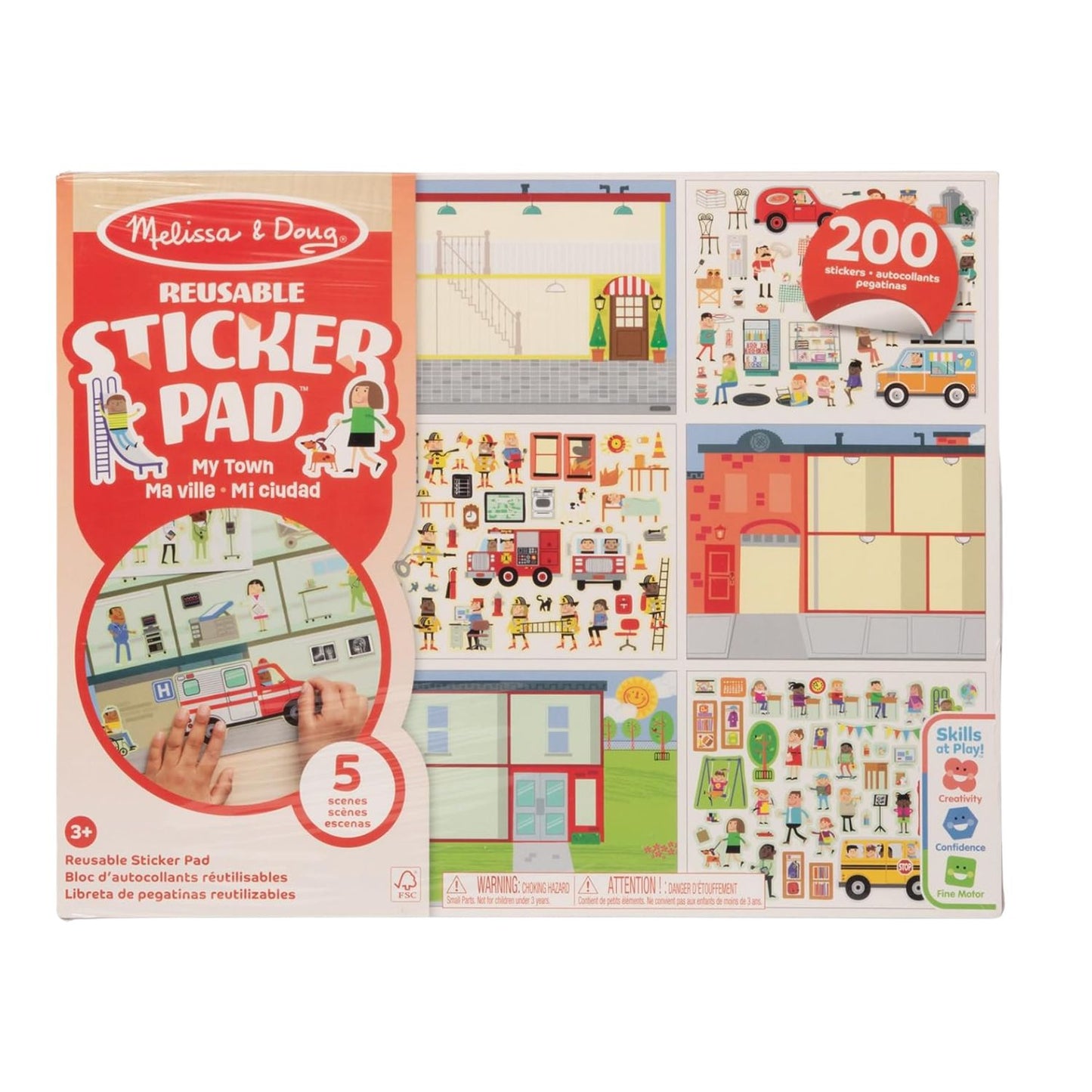 Crea Escenas Con Stickers Reutilizables - Mi Ciudad