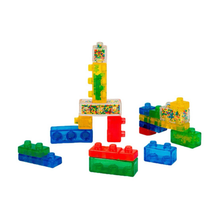Set 20 bloques blandos Jelly Blox construcción creativa