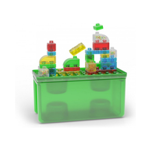 Set 30 bloques blandos Jelly Blox almacenamiento y apilado