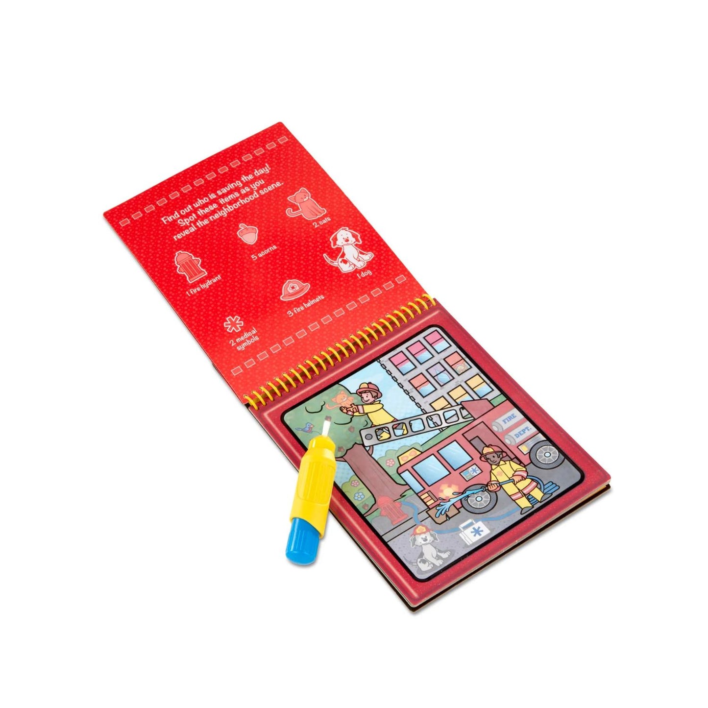 Water Wow cuaderno para colorear con agua- vehículos