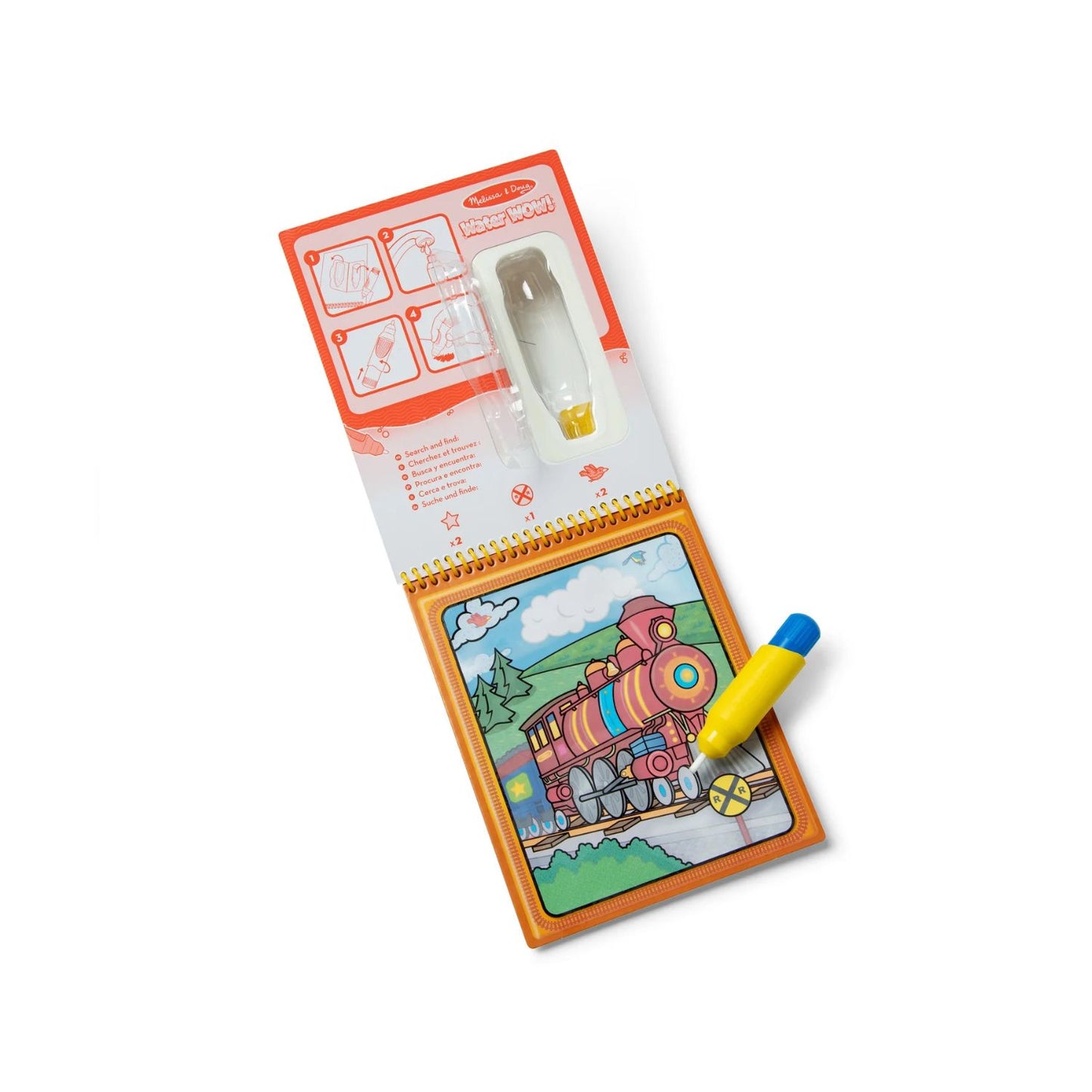 Water Wow cuaderno para colorear con agua- vehículos