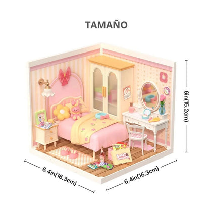 Kit Para Armar Dormitorio Rosa Lovely Pink En Miniatura