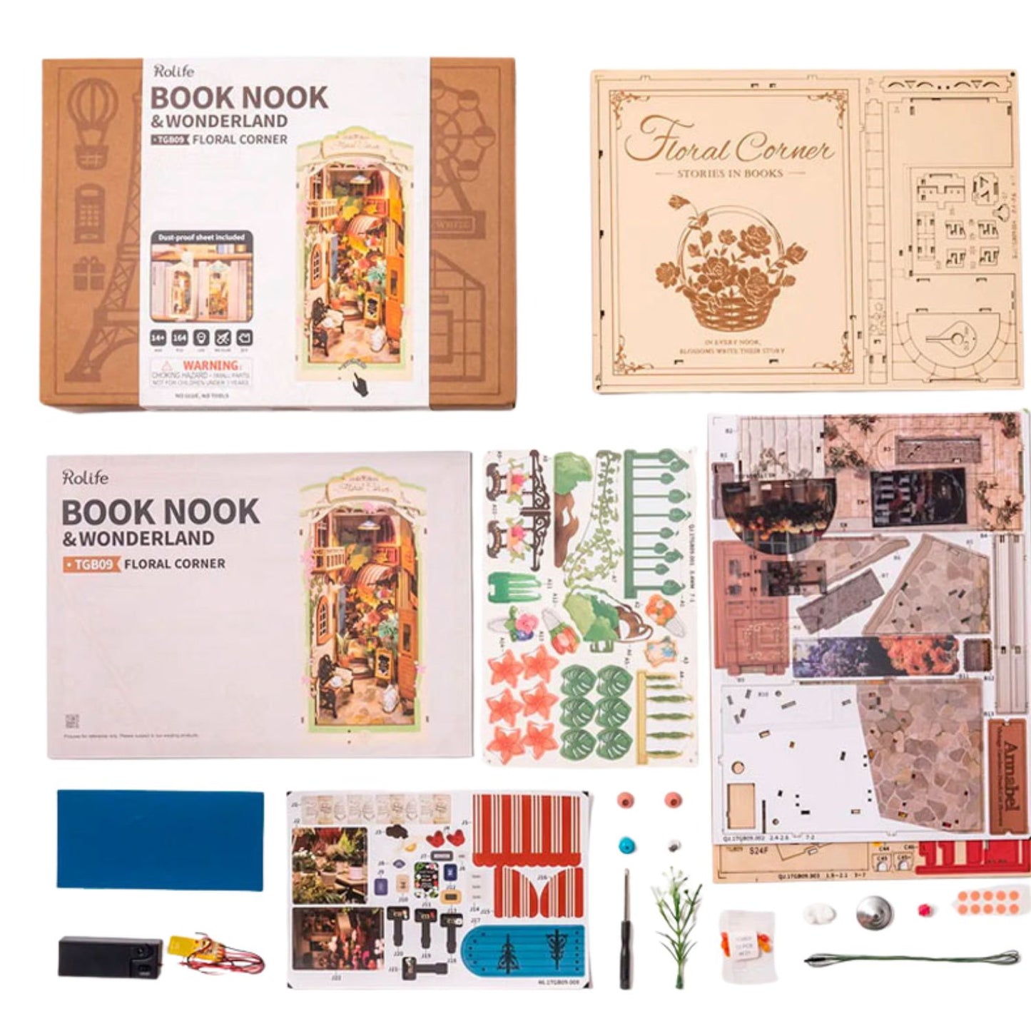 Kit Para Armar Sujetalibros En Miniatura - Rincon Floral