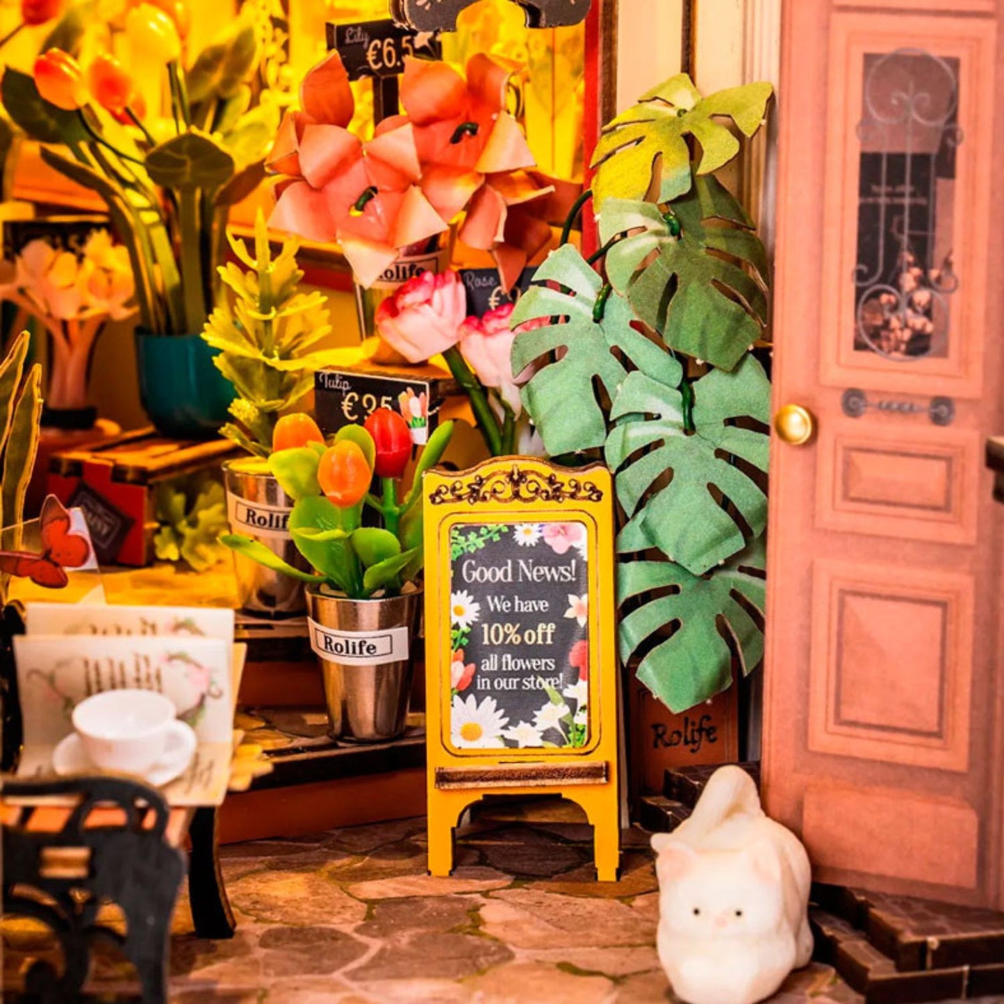 Kit Para Armar Sujetalibros En Miniatura - Rincon Floral