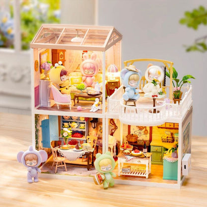 Kit para Armar Casa De Verano Miniatura