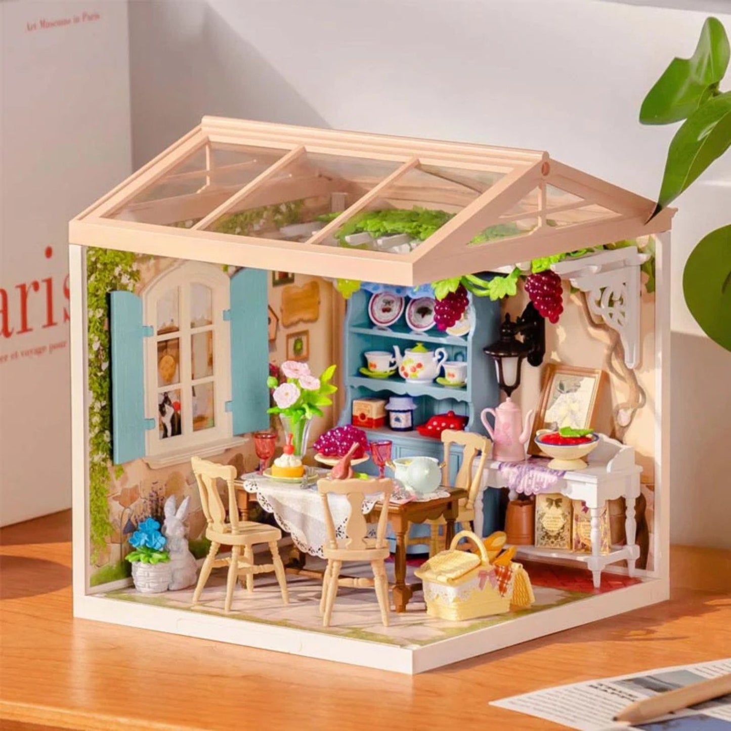 Kit para Armar Casa De Verano Miniatura