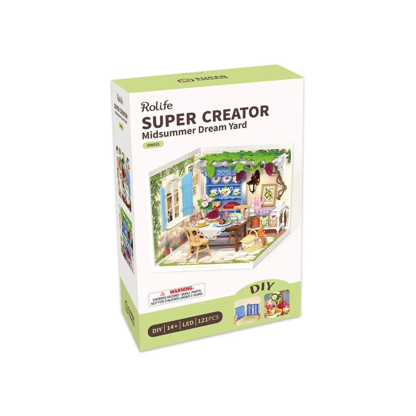 Kit para Armar Casa De Verano Miniatura