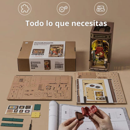 Kit Para Armar Sujetalibros En Miniatura - Libreria
