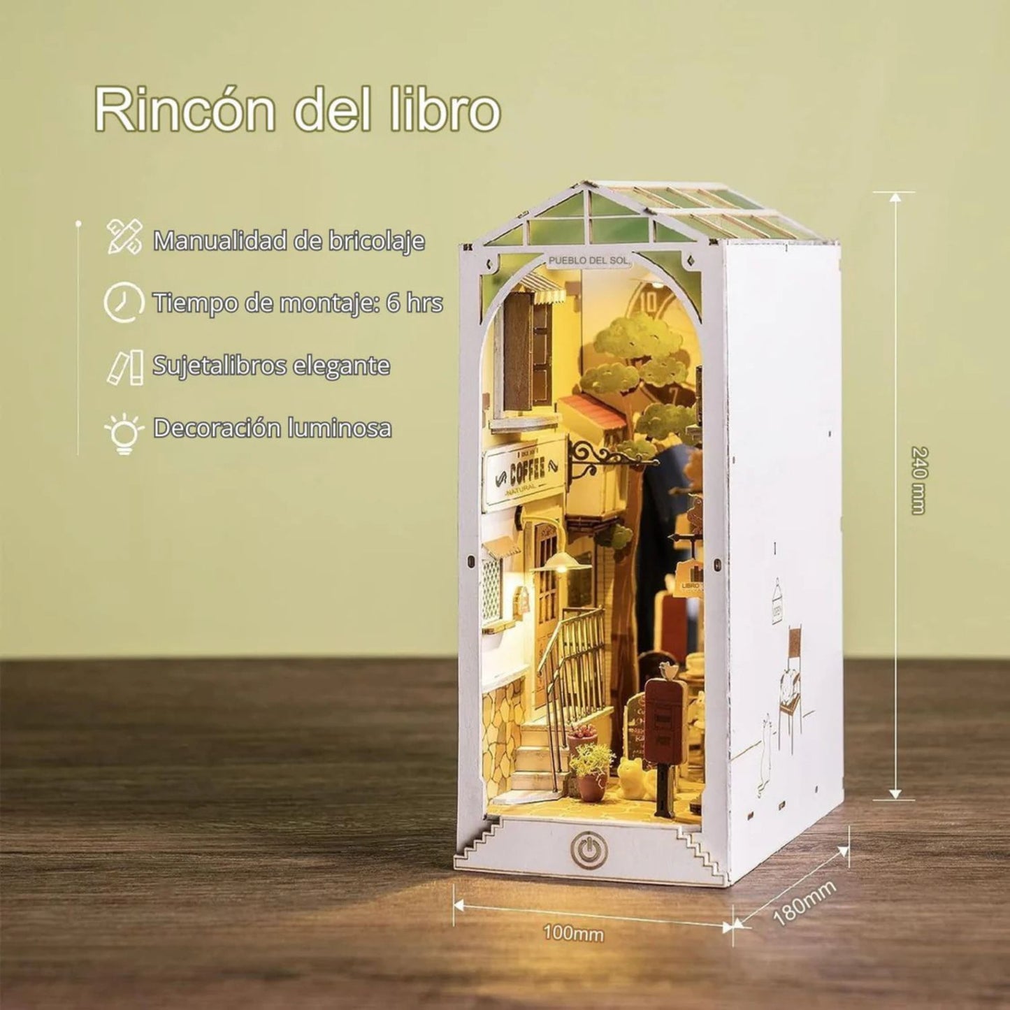Kit Para Armar Sujetalibros En Miniatura