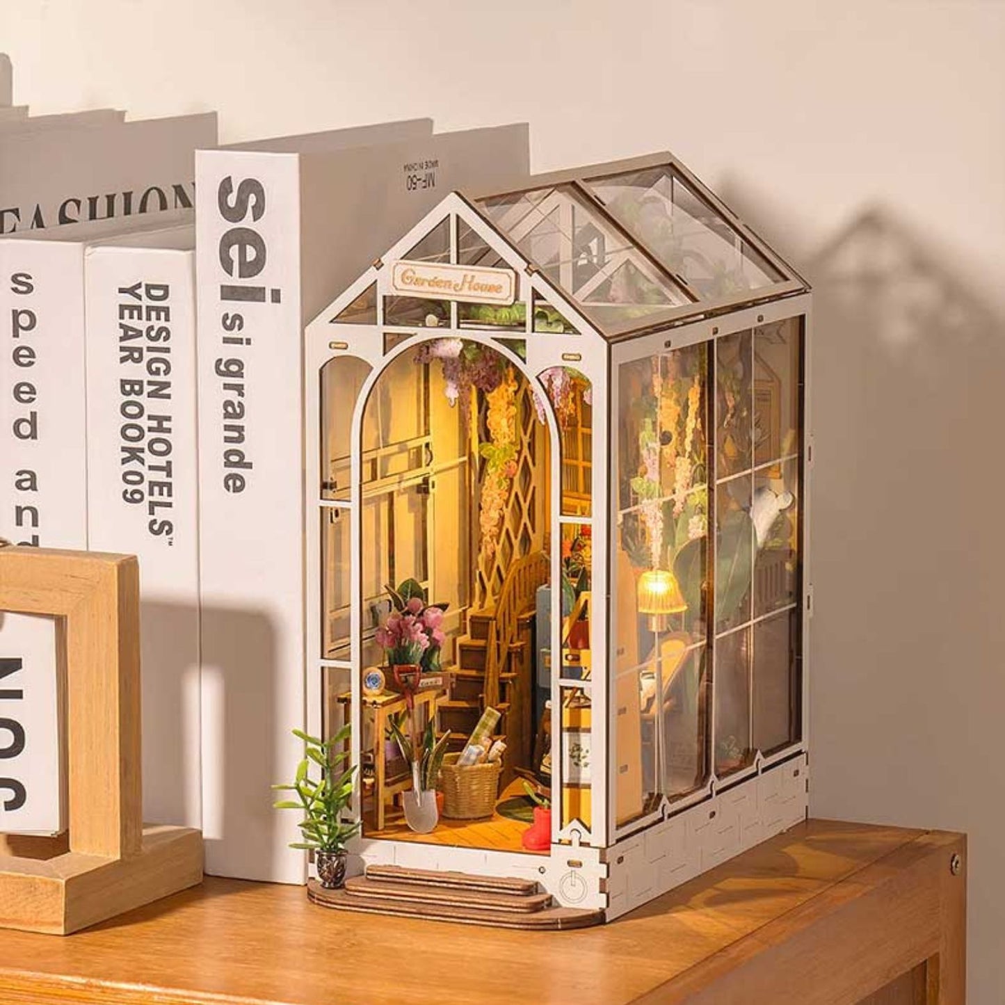 Kit Para Armar Sujetalibros En Miniatura - Garden House