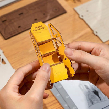 Kit Para Armar Sujetalibros En Miniatura - Garden House