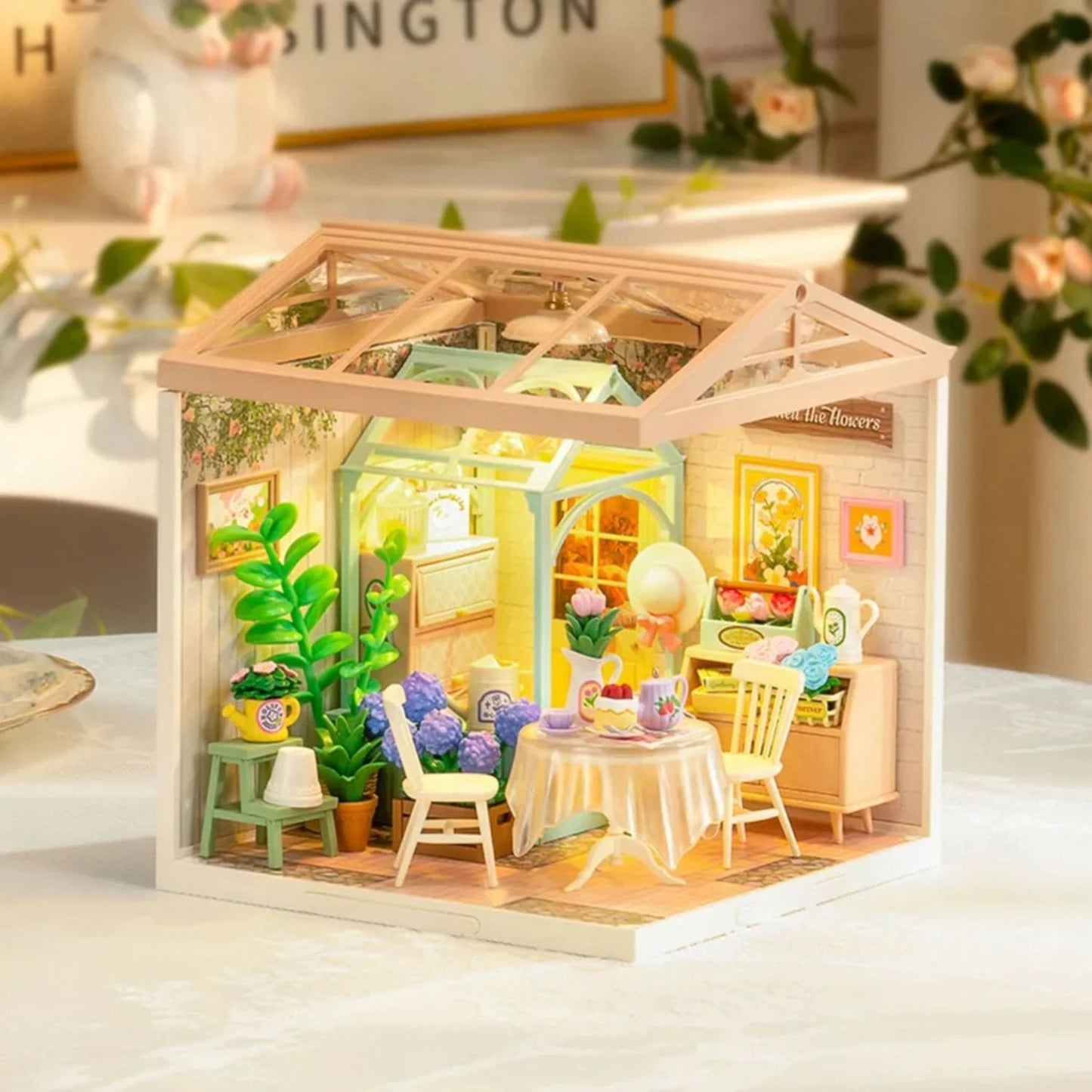 Kit Para Armar Jardín De Té En Miniatura