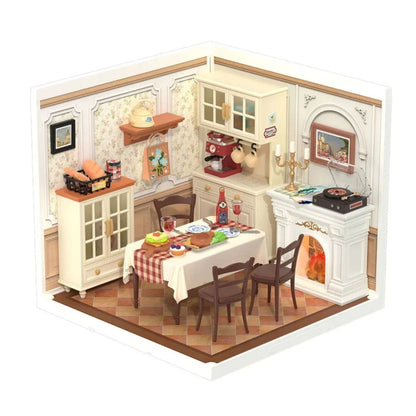Kit Para Armar Comedor Familiar En Miniatura