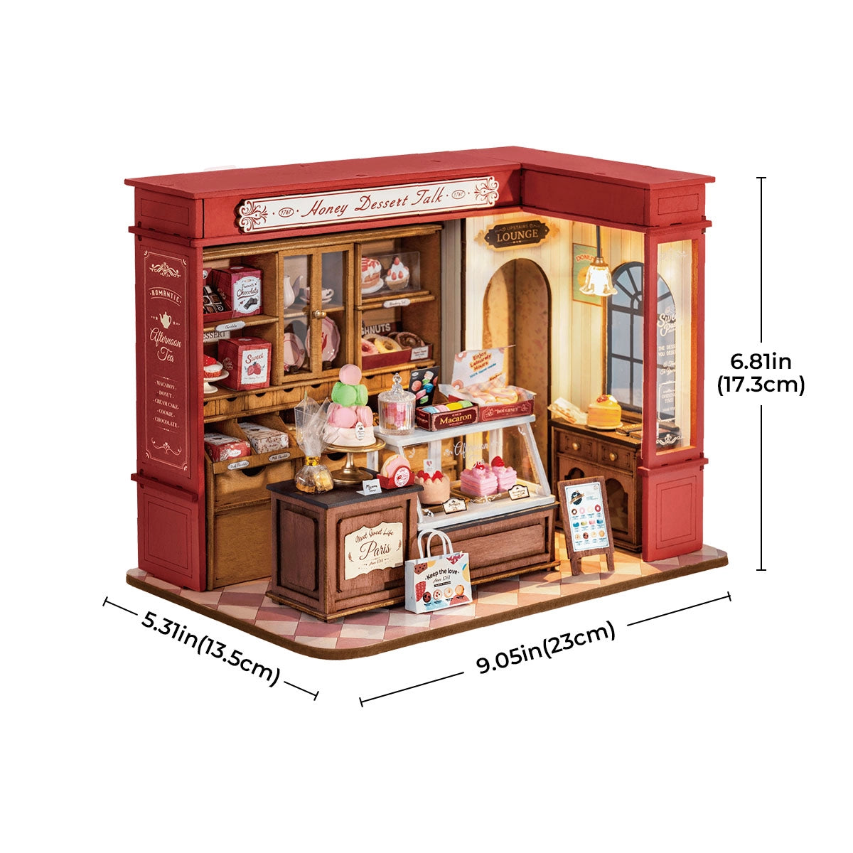 Kit Para Armar Pastelería en miniatura