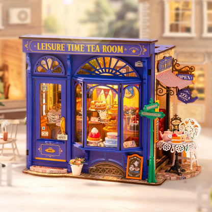 Kit Para Armar Casa de té en miniatura
