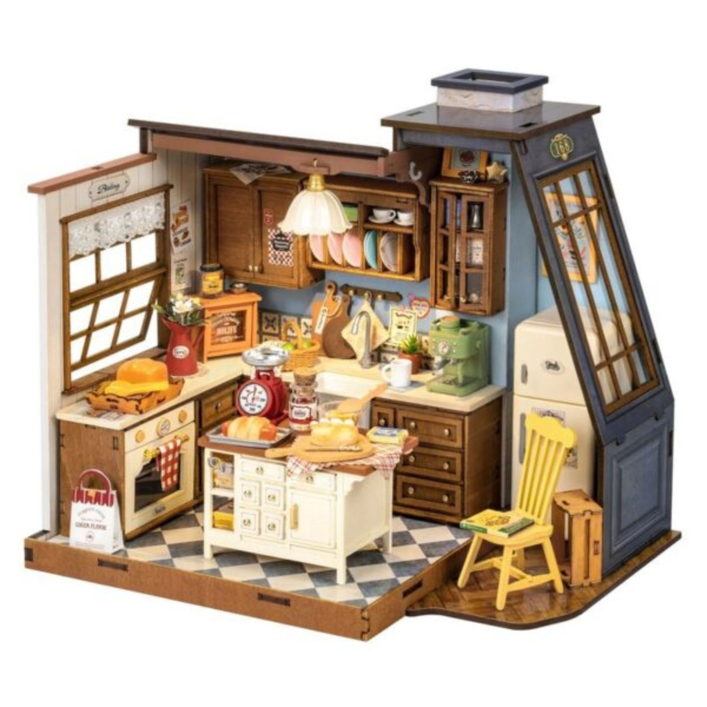 Kit Para Armar Cocina De Reposteria En Miniatura