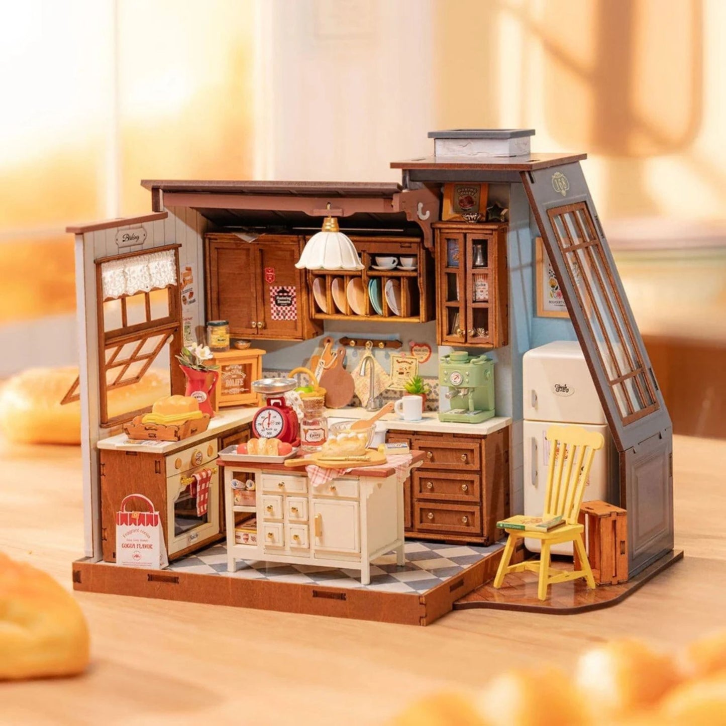Kit Para Armar Cocina De Reposteria En Miniatura