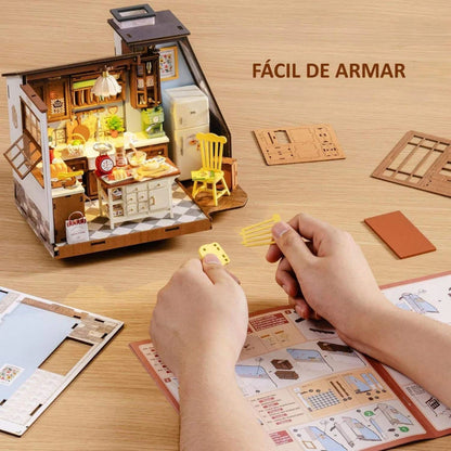 Kit Para Armar Cocina De Reposteria En Miniatura