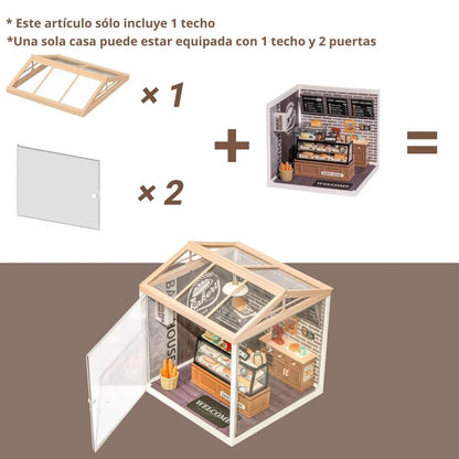 Kit De Techo Transparente Para Todas las Miniaturas