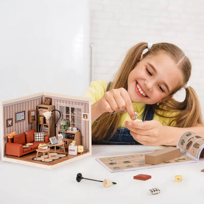 Kit Para Armar Sala De Estar En Miniatura