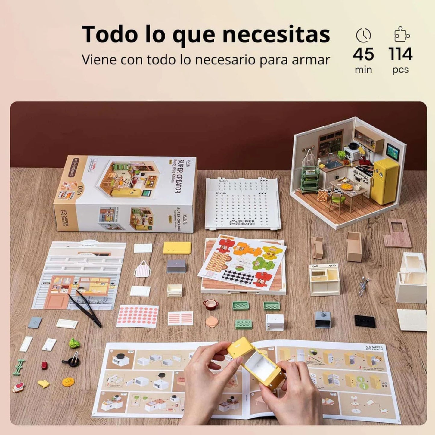 Kit Para Armar Cocina En Miniatura