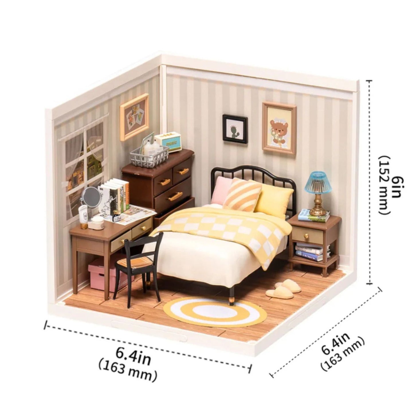 Kit Para Armar Dormitorio En Miniatura