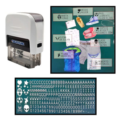 Timbre Marcador para tela Mine