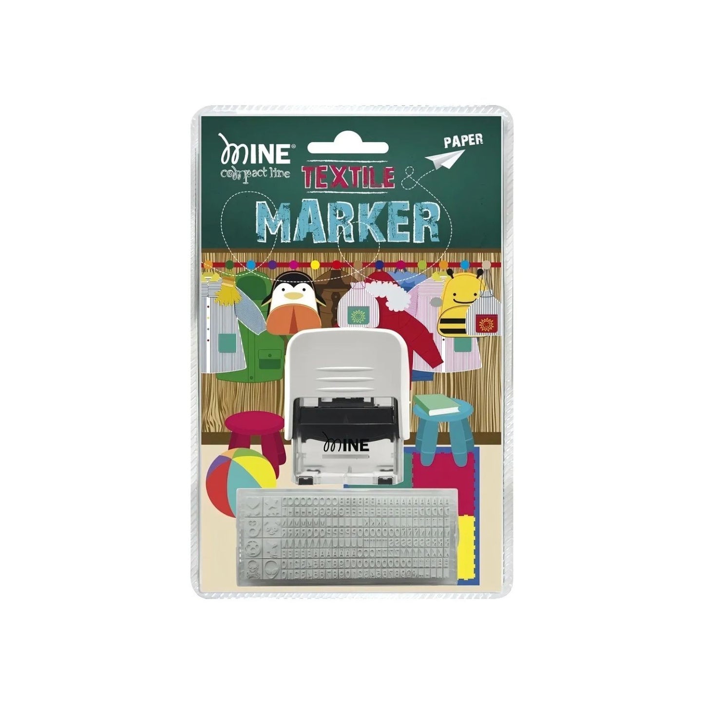 Timbre Marcador para tela Mine