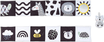 Libro blanco y negro Savannah para bebé