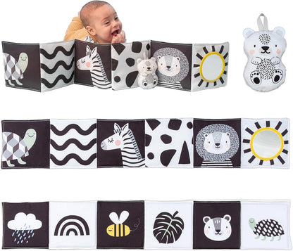 Libro blanco y negro Savannah para bebé
