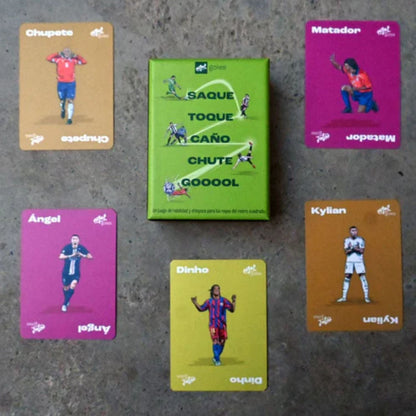 Juego de Cartas Saque Toque Caño Chute Gol