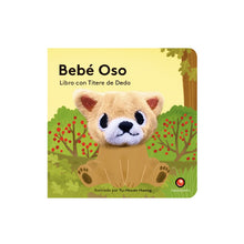 Libro de títere de dedo - Bebé oso