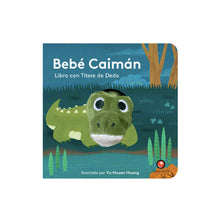 Libro de títere de dedo - Bebé Caimán