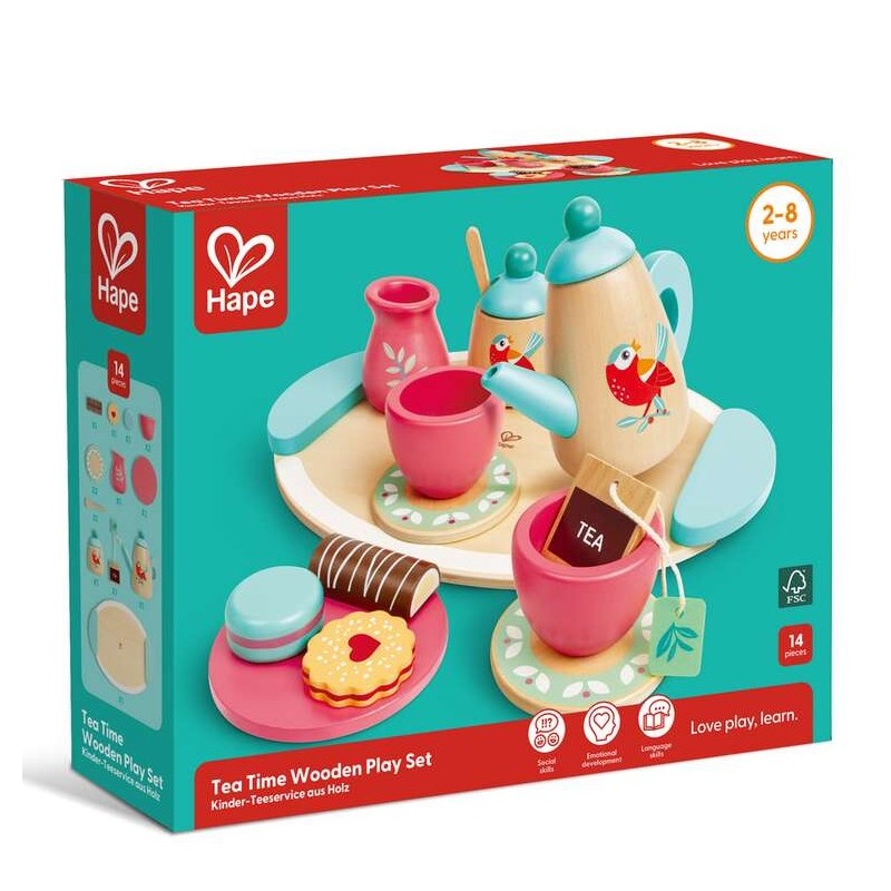 Set de Te de Madera