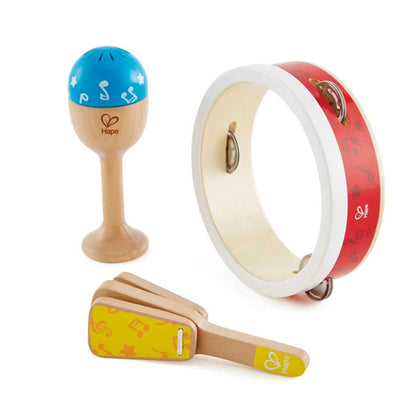 Set percusión principiantes de madera