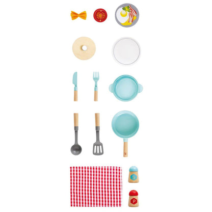 Set de Cocina y platos Pequeño Chef