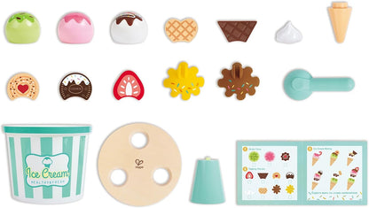 Set de helados para servir