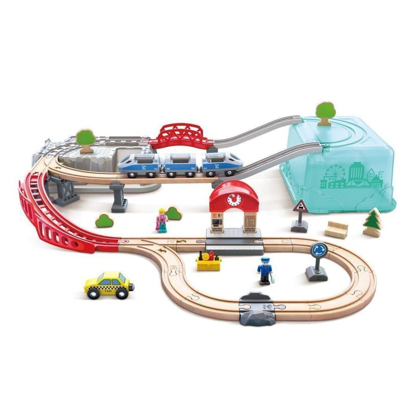 Set Tren de Ciudad en Caja